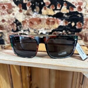 Outdoorsman Camouflage Eyewear UV400 Sport Sunglasses Mens Camo Amber Lens NEW